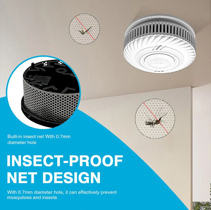 Wireless Smoke Detector with 10 Year Battery & WiFi