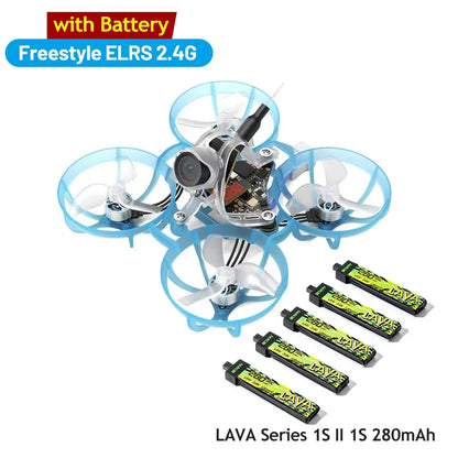 Brushless FPV Freestyle Drone with 5 Batteries