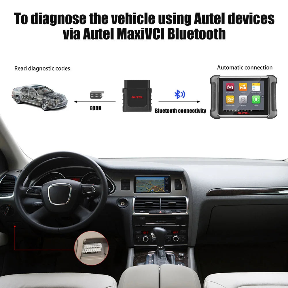 Wireless MaxiVCI Vehicle Interface for Advanced Car Diagnostics