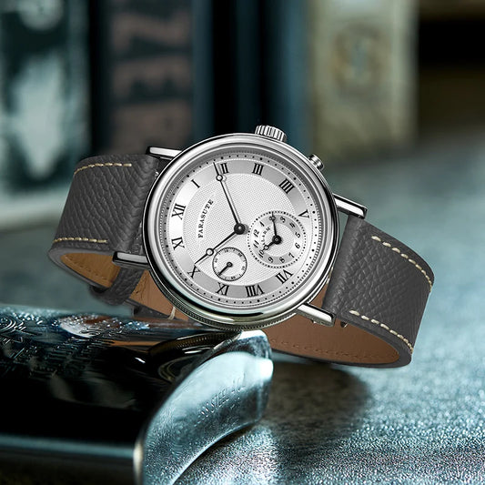 Men’s Sapphire Stainless Steel Casual Watch Silver Dial