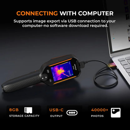 256x192 Thermal Imaging Camera with 2MP Visual