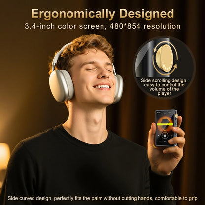Portable Hi-Res Audio Player Bluetooth WiFi 32GB Android 12