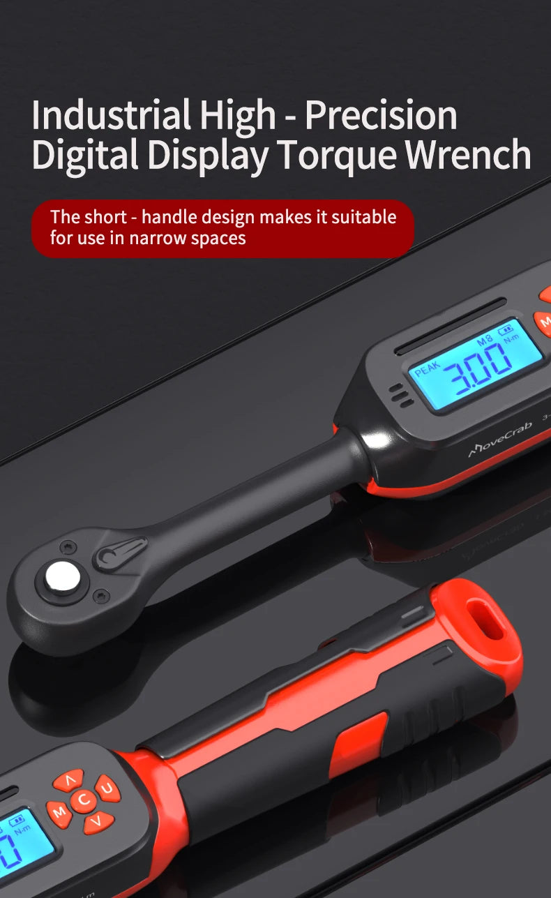 40 Piece Digital Torque Wrench Set for Bike Repair