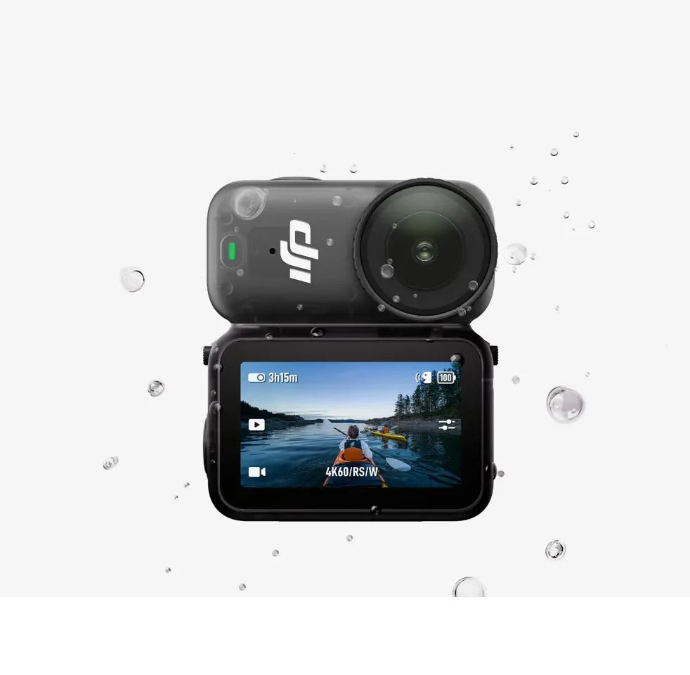 128GB Portable 4K Action Camera Wide Angle Video Camera