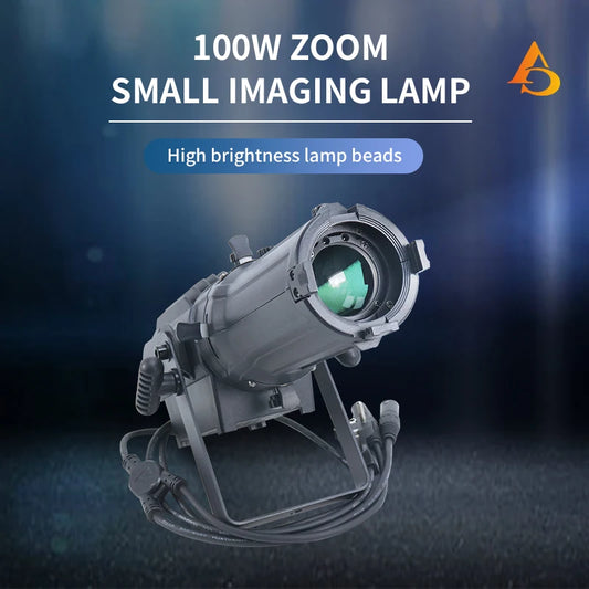2-in-1 100W LED Profile Spotlight with DMX and Gobo