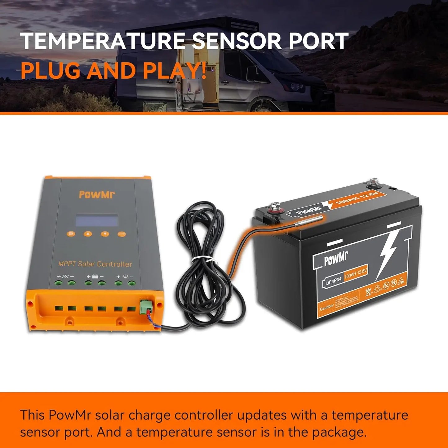 Smart 60A Solar Regulator for Lithium and Lead Acid Batteries