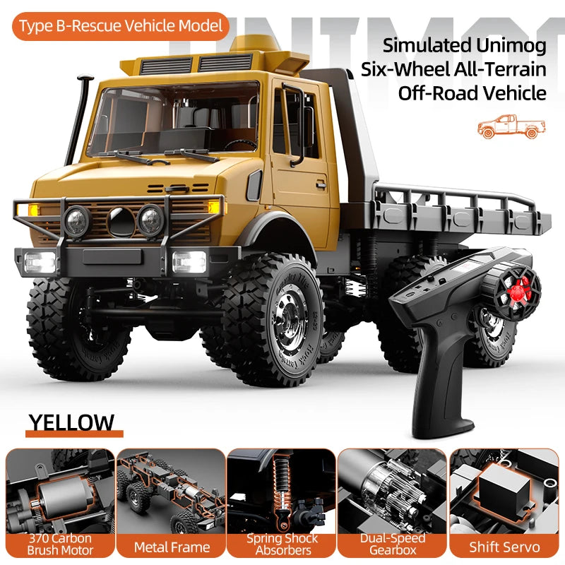 Remote Control 6WD Off-Road Truck Toy
