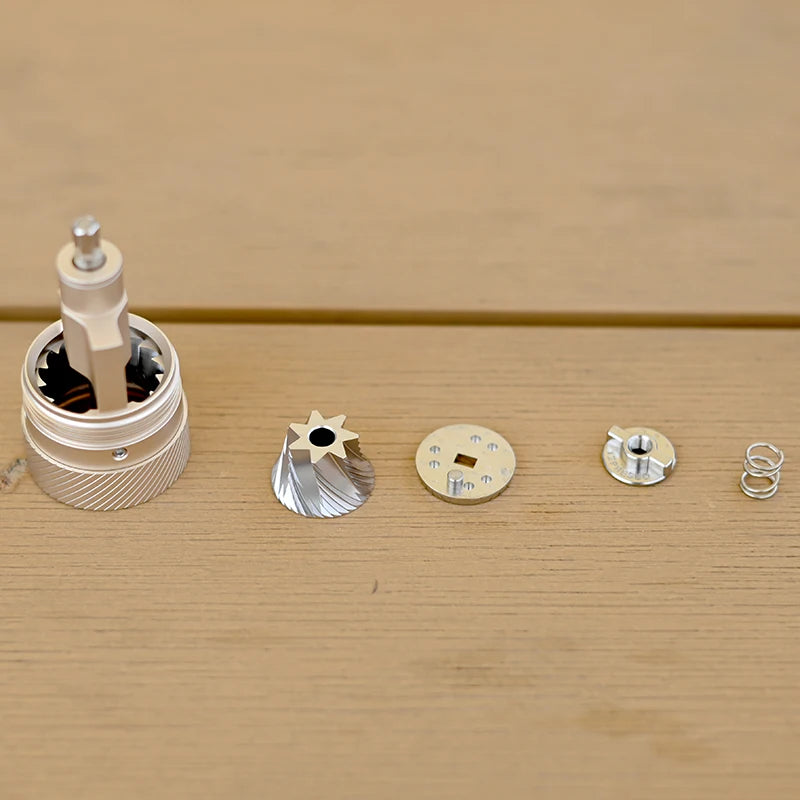 Portable Manual Coffee Grinder with 38mm Stainless Steel Burr