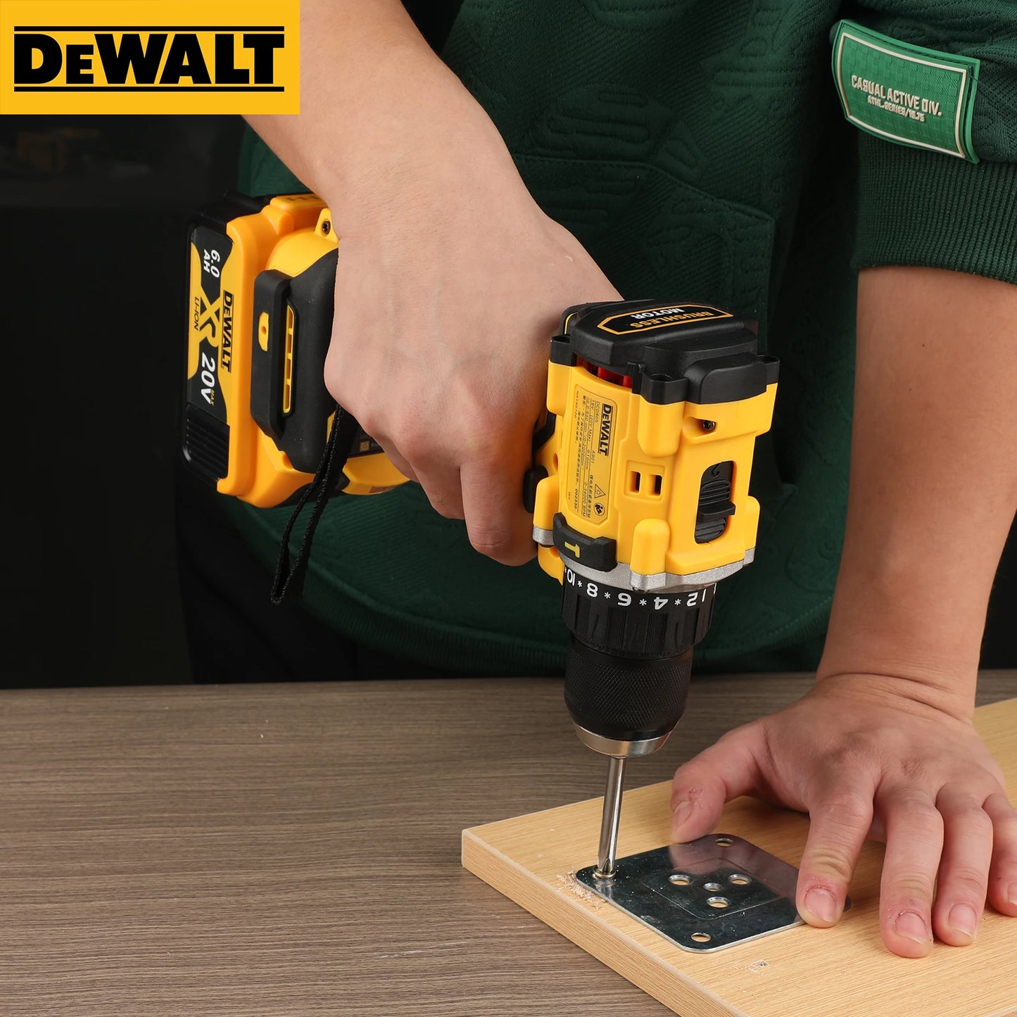 20V Cordless Brushless Drill Driver with Impact Function