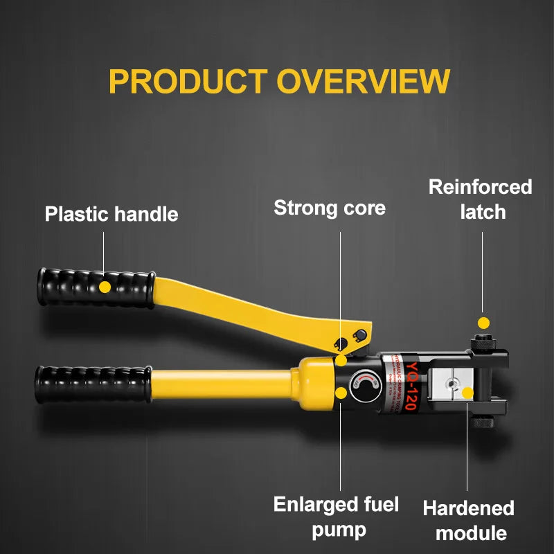 Manual Hydraulic Crimping Pliers for Copper & Aluminium
