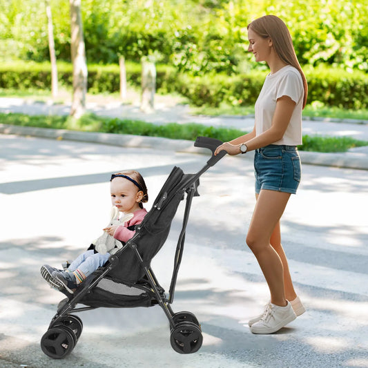 Portable Lightweight Baby Stroller Compact Fold Travel Pushchair Green