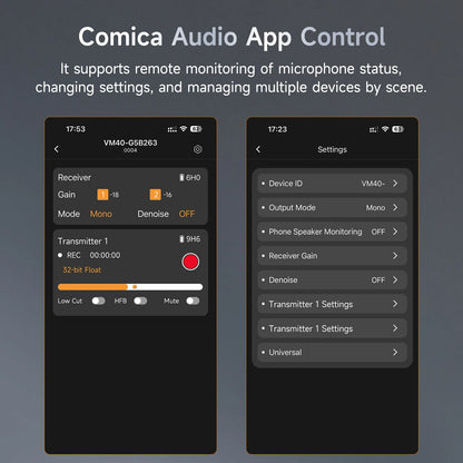 VM40 Wired and Wireless Professional Shotgun Microphone