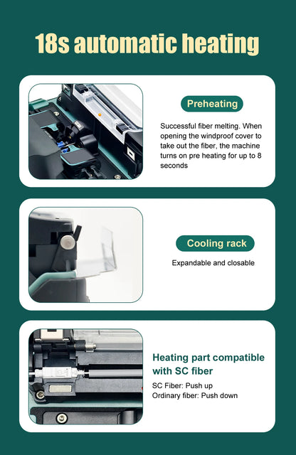 Fast Splicing Fiber Fusion Tool for Technicians