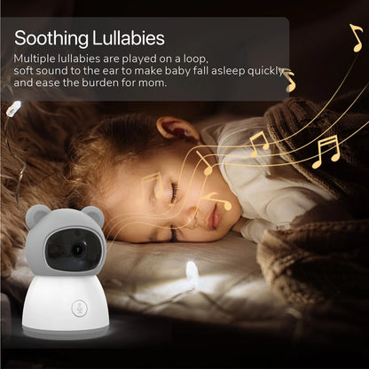 WiFi Baby Monitor 5 Inch 1080P Two-Way Audio Camera