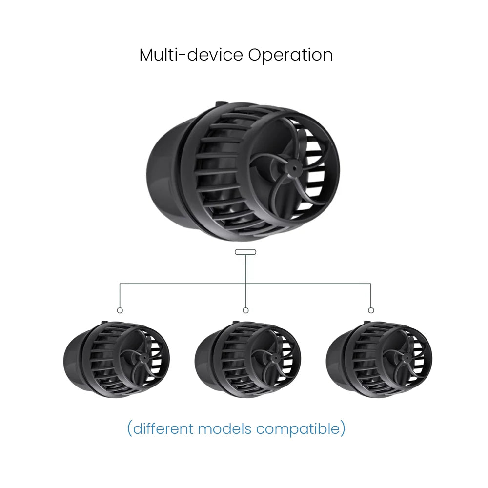 Smart Bluetooth Aquarium Wavemaker Pump for Freshwater and Saltwater