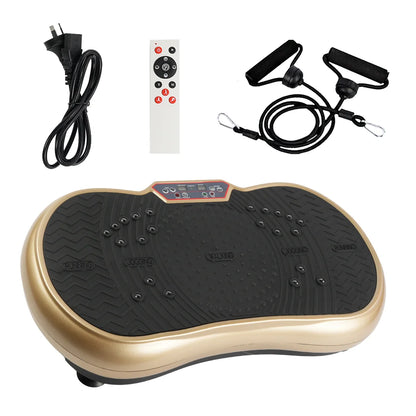 Vibration Fitness Plate Full Body Exercise Machine Gold