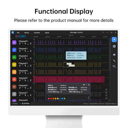 Portable 16CH Logic Analyzer for FPGA & ARM