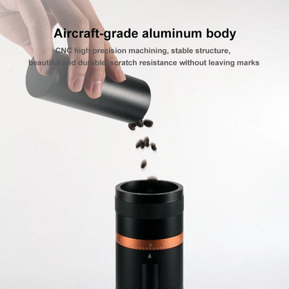 48mm Espresso Burr Coffee Grinder Cold Brew Compatible Grey
