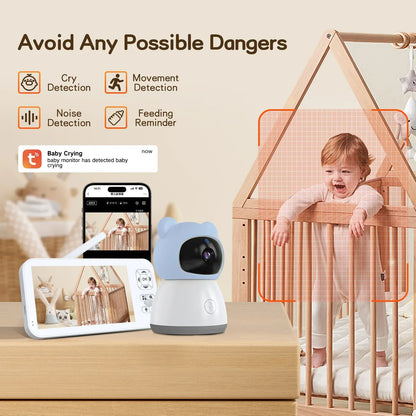 1080P Video Baby Monitor with Cry Detection