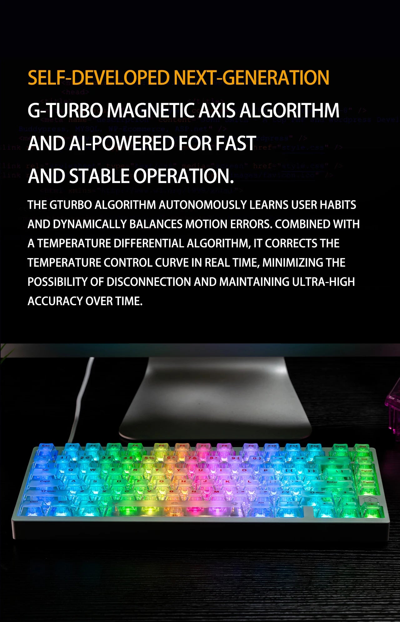 PRO BLACK Mechanical Gaming Keyboard Ultra Fast Hot-Swap Design ...