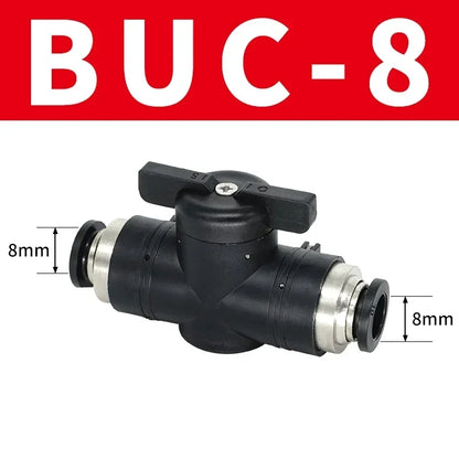 8mm Manual Ball Valve Pneumatic Connector 50pcs