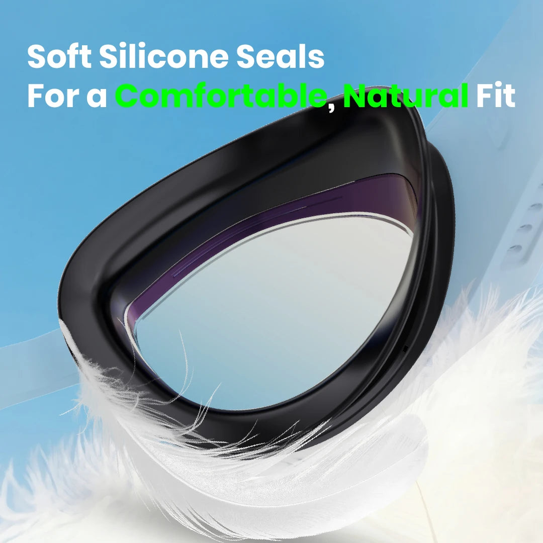 Smart Swimming Goggles with AI Audio Anti-Fog Waterproof Fitness