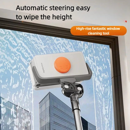 Adjustable Magnetic Window Cleaner with Telescopic Rod 8-35mm