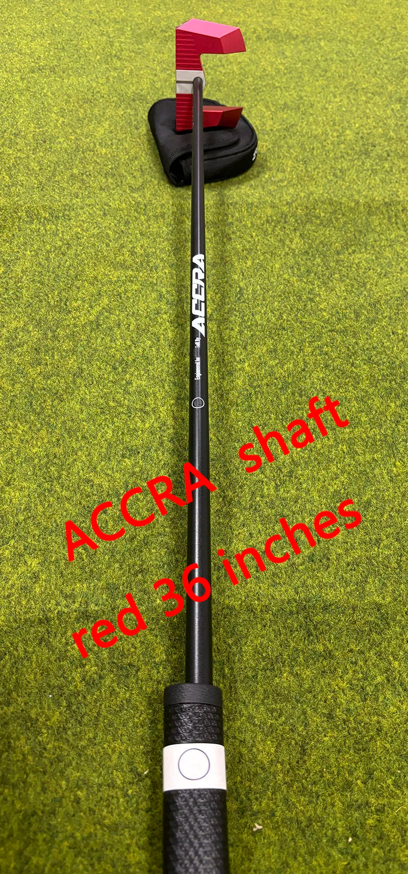 36in Red Zero Torque MEZZ.1 Golf Putter