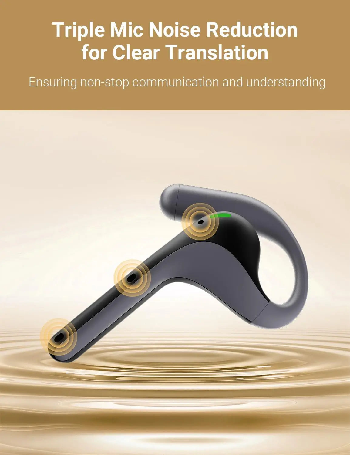 AI Translation Earbuds with Real-Time Bidirectional Interpreter