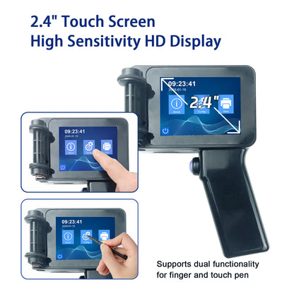 Portable Handheld Inkjet Printer for Text QR Barcode Coding