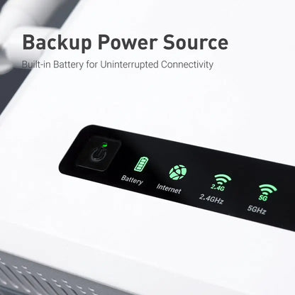 Portable Wi-Fi 6 5G Cellular Router with Rechargeable Battery