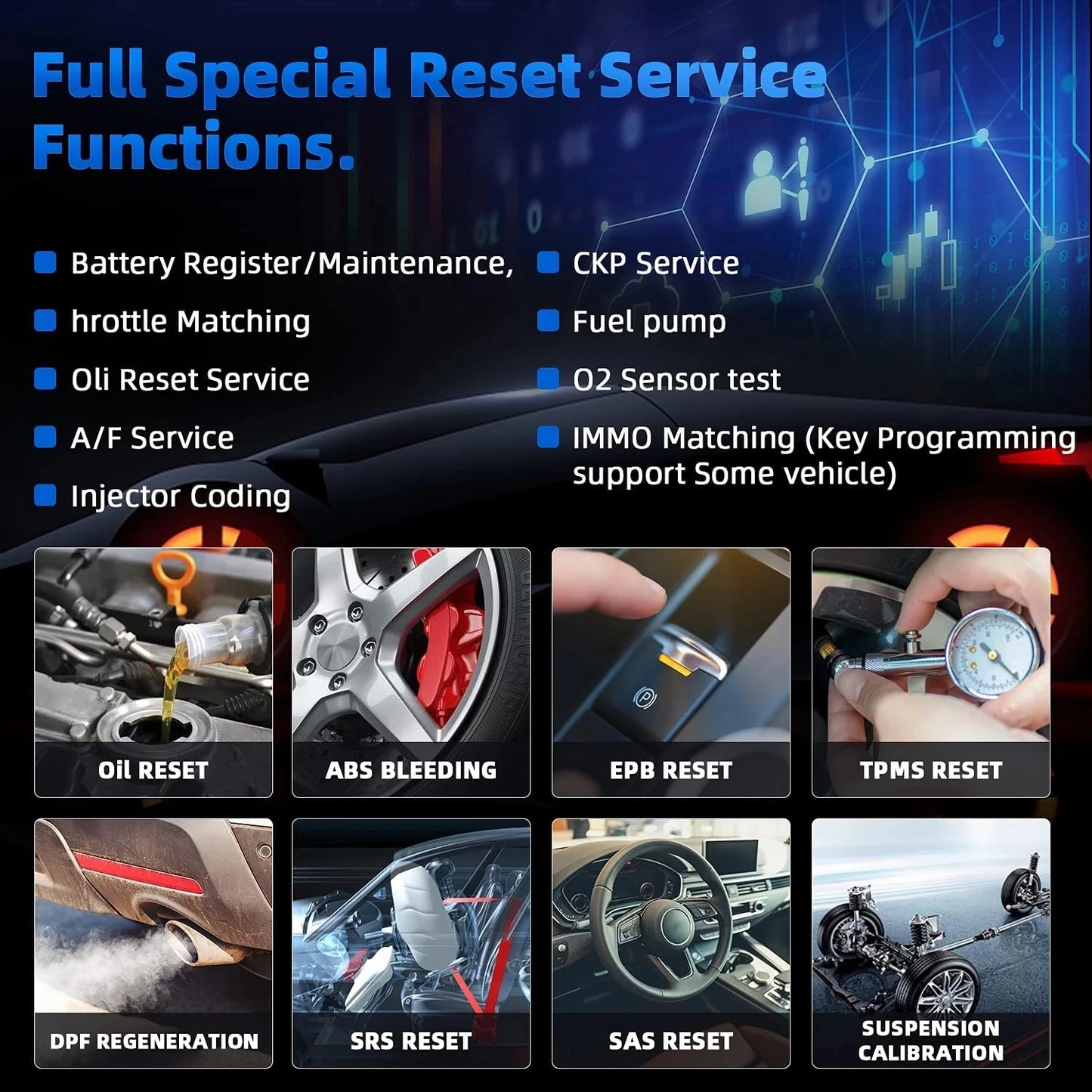 Professional OBD2 Car Scanner with Bi-Directional Control