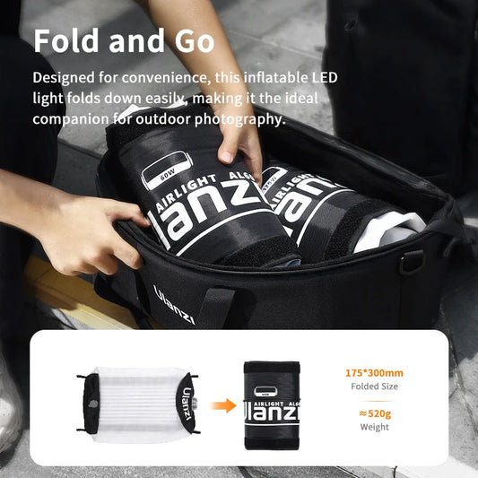 Portable 120W LED Video Light 2700–6500K Adjustable