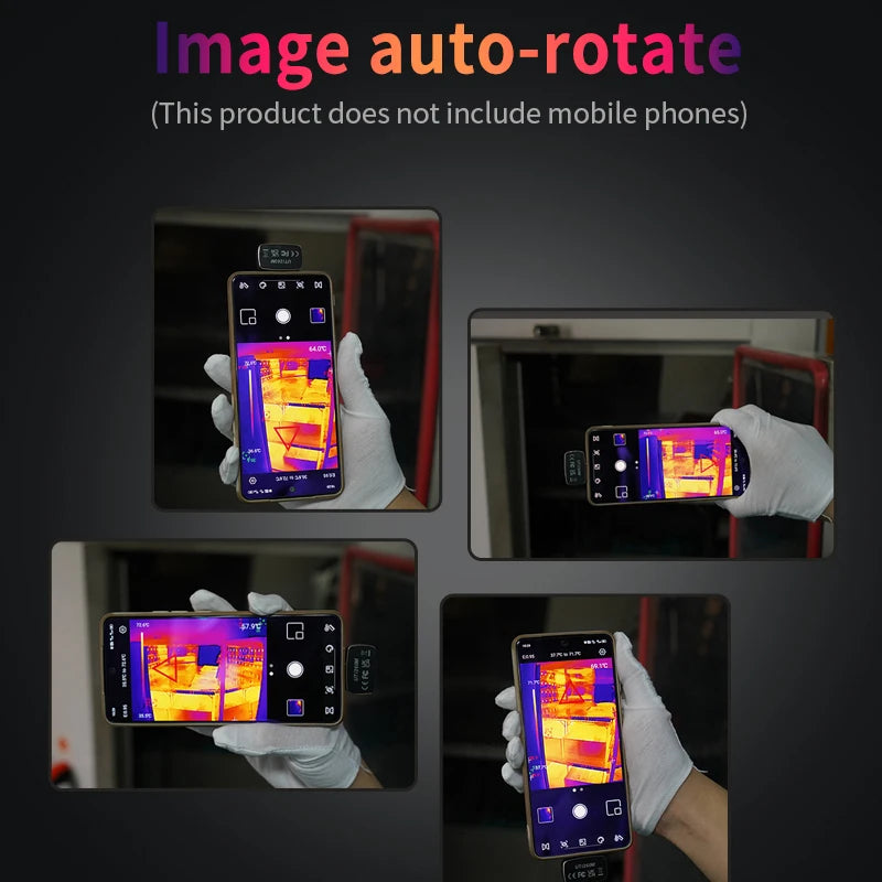 260x192 Mobile Thermal Camera for Pipe and Leak Checks