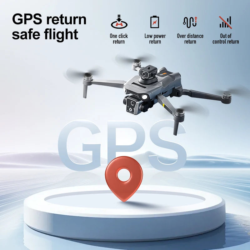 8K HD GPS Drone with 1-Battery and Screen
