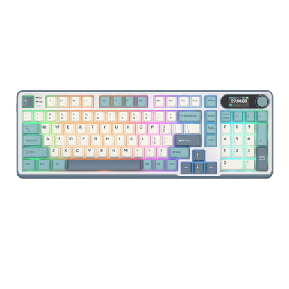 Wireless Gaming Keyboard Brown Switch Light Cloud Layout