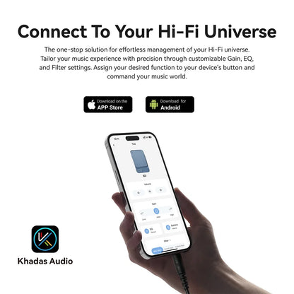 Compact Hi-Res Bluetooth 5.0 DAC Amplifier Blue