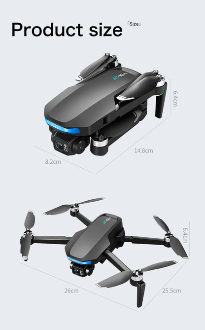 3-Axis Anti-Shake Drone with 4K HD Camera