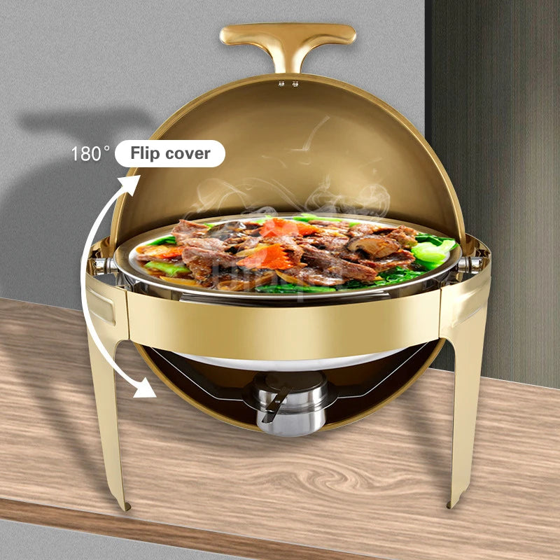 6L Self-Service Chafing Dish Stainless Steel