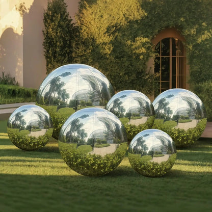 Inflatable Silver Mirror Ball Wedding & Event Decor