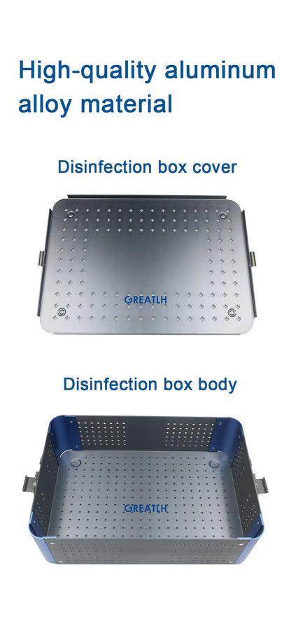 Durable Aluminum Disinfection Box for Sterile Tools