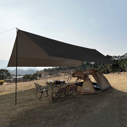 Large 4x6m Outdoor Tarp Waterproof Camping Shelter