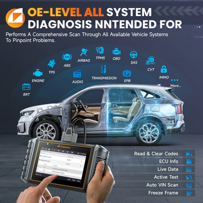 OBD2 Full System Diagnostic Scanner ECU Coding Active Test