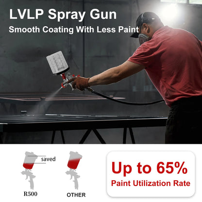 LVLP Spray Gun 1.3mm Fine Finish Automotive Paint