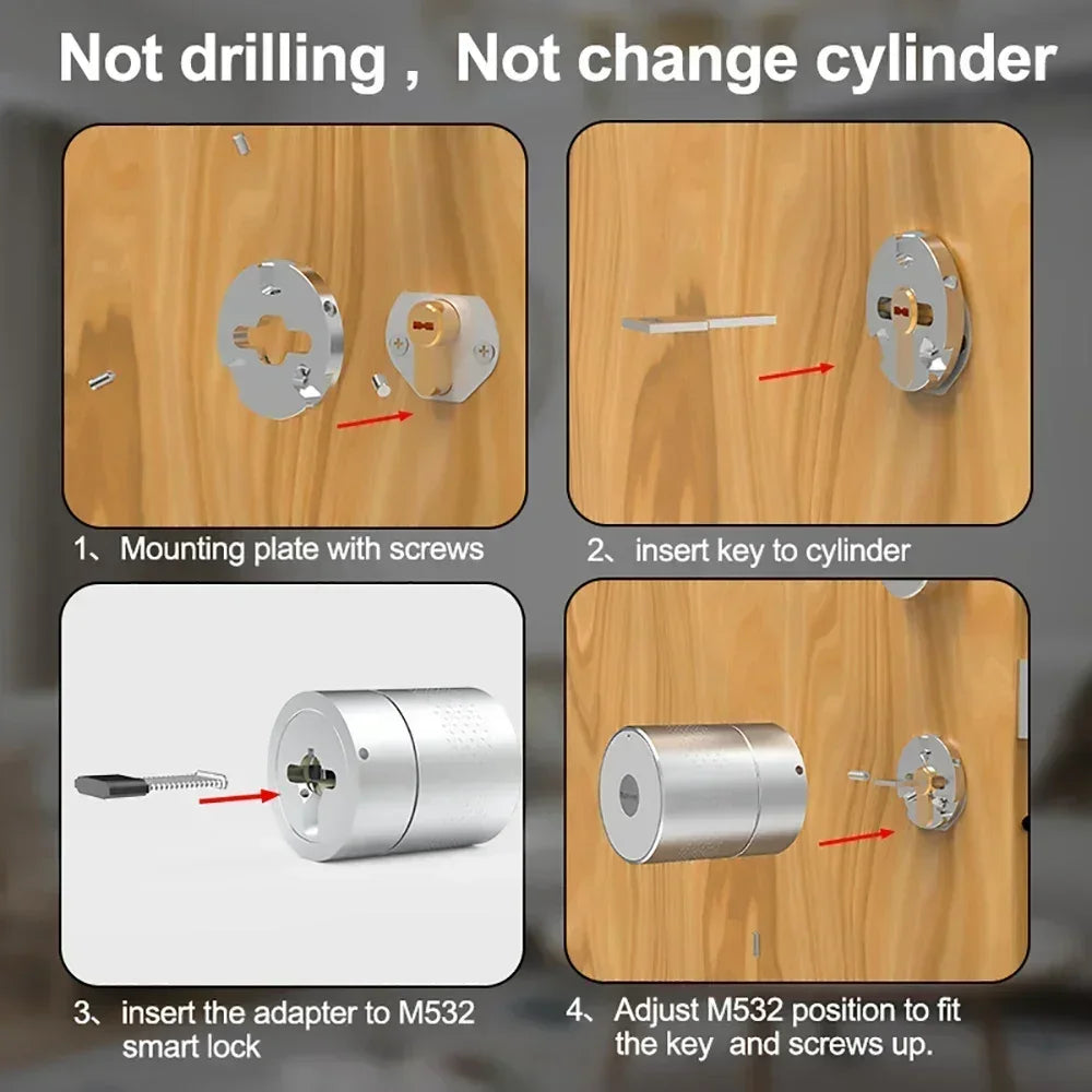 WiFi Smart Door Lock with Fingerprint and Google or Alexa Control