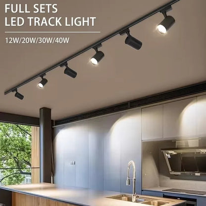 40W Warm LED Track Lights for Ceiling & Kitchen