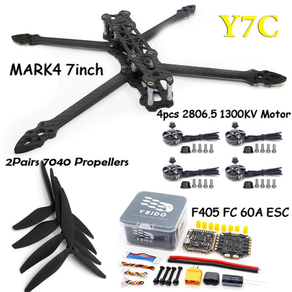 7" FPV Drone Setup with Motor & Camera