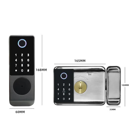 Smart Fingerprint Door Lock with TTLock App and Remote Control