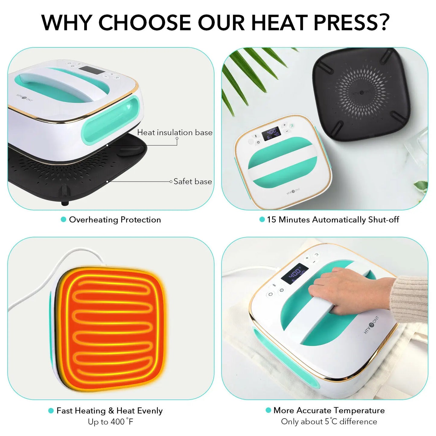 2nd Gen 10x10 Heat Press Machine for T Shirts
