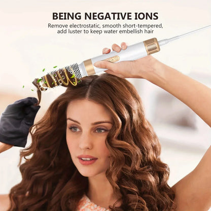 Black 7-in-1 Professional Hair Dryer & Styling Set